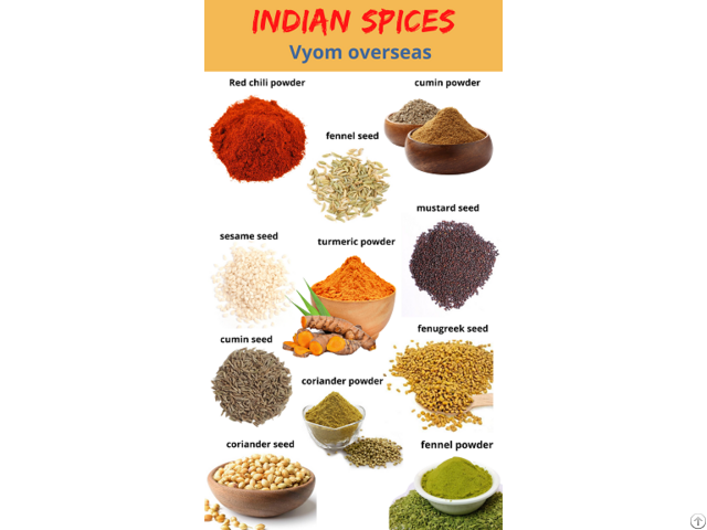 Buy Wholesale Indian Spices From Vyom Overseas