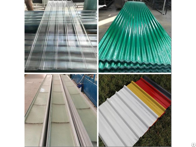 Frp Transparent Corrugated Sheets Fiberglass Panel For Skylight Roofing