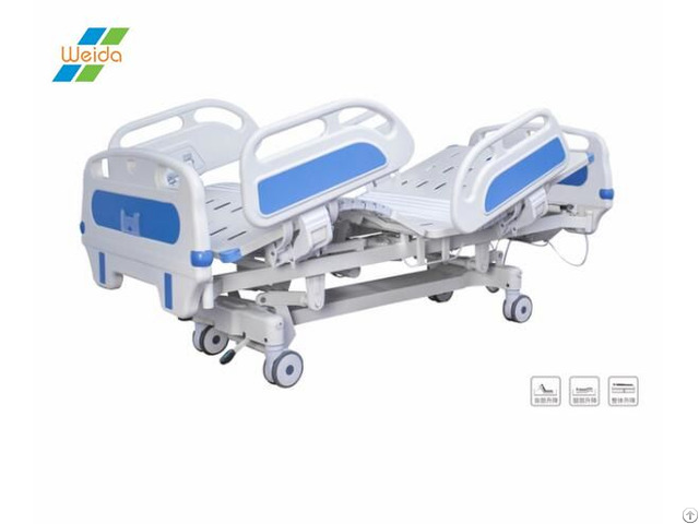 Three Function Electric Adjustable Nursing Icu Patient Hospital Bed