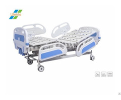 Three Function Manual Adjustable Nursing Wooden Patient Homecare Bed