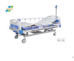 Double Function Mobile Nursing Equipment Medical Furniture Abs Hospital Patient Bed