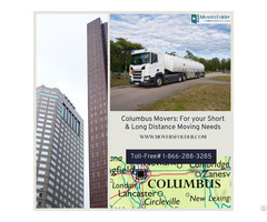 Columbus Movers For Your Short And Long Distance Moving Needs