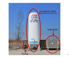10m3 Liquid Oxygen Tanks Cryogenic Storage Tank Price For Cylinder Filling