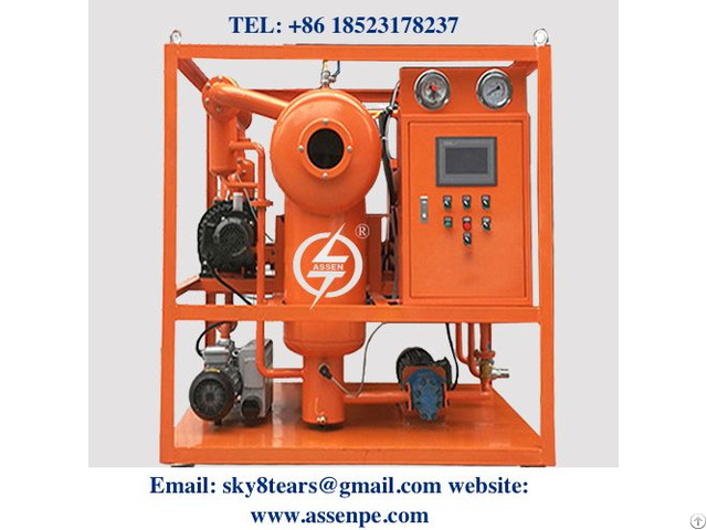 Hot Promotion Water Degassing Vacuum Transformer Oil Purifier Machine