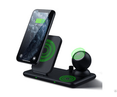 Customized Oem 15w Fast Wireless Charger Stand Small Base Foldable 3 In 1