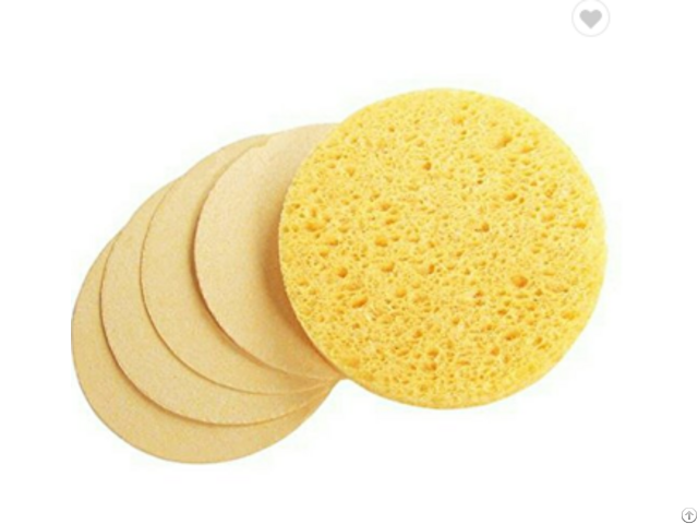 Hot Sale Custom Made Compressed Sponge Wood Pulp Face Dry Cellulose Sponges