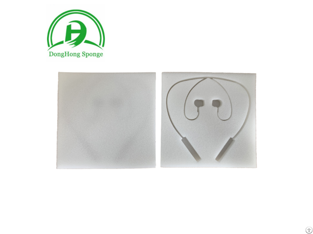 Packing Sponge Foam Insert For Earphone Box Customized Protective Packaging