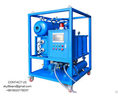 Customized Gas Content Remove And Heavy Emulsify Engine Oil Filtration Machine, Turbine O Il Refiner