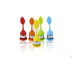 Silicone Stainless Steel Loose Leaf Tea Infuser