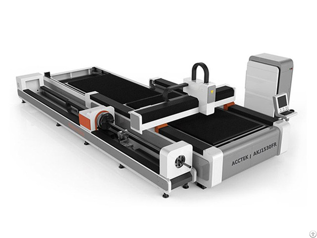 Fiber Laser Cutting Machine With 2nd Table And Rotary Axis