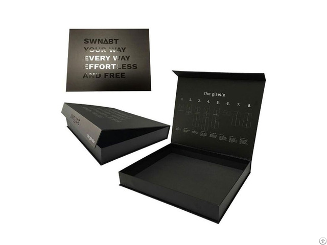 Top Quality Black Magnetic Paper Gift Box