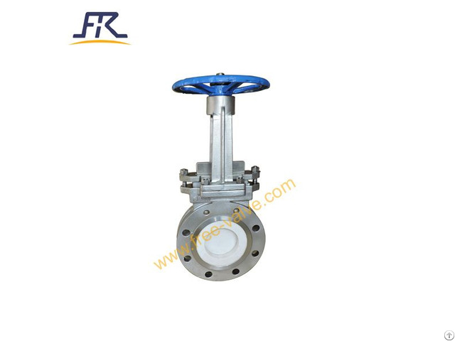 Manual Operated Stainless Steel Ceramic Lined Knife Gate Valve