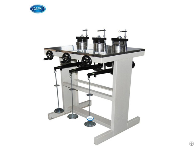 Low Mid Pressure Triplex Consolidation Test Apparatus