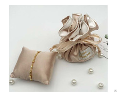 Silk Jewelry Pouch And Cushion
