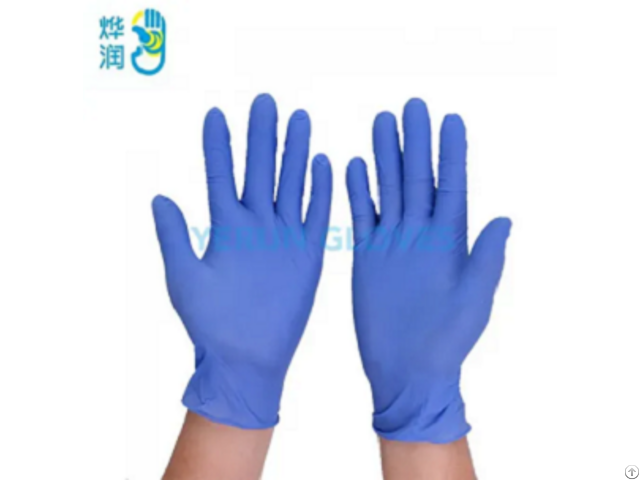 Pvc Powder Disposable Synthetic Nitrile Gloves