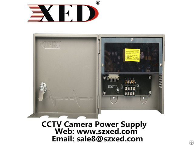 Dc12 3a Metal Box Power Supply Smps Ups For Cctv Camera System