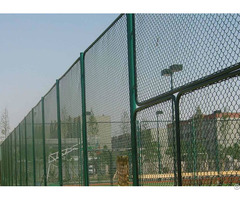 Chain Link Fence High Steel Galvanised Green Colour Pvc Coated