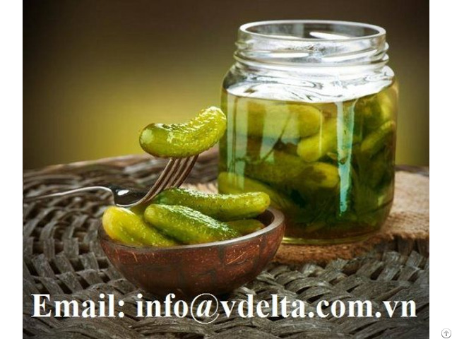 Canned Cucumber Pickled Gherkins From Vietnam