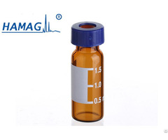 Amber Screw Top Vial With Patch