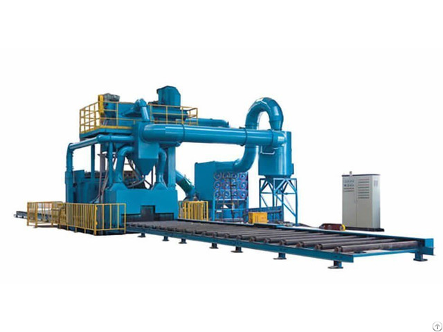 Rc Line Roller Conveyor Shot Blasting Machine