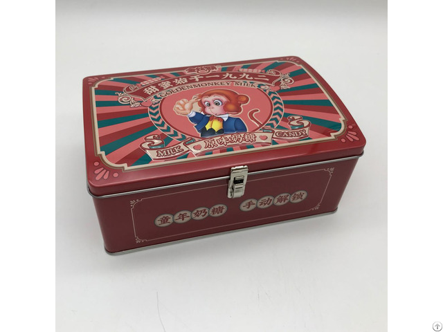 Gift Tin Box With Lock