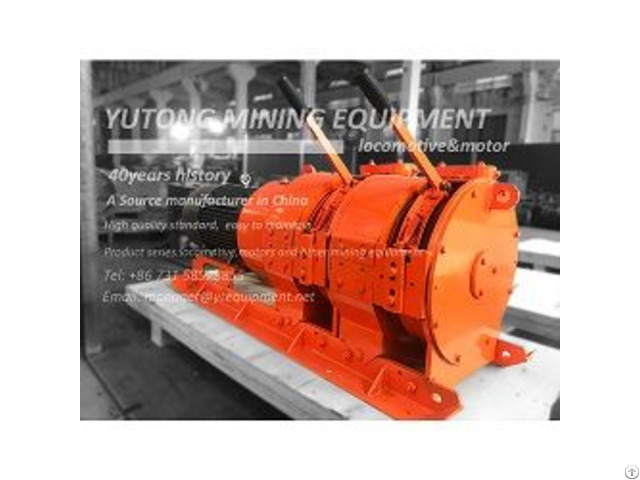 Double Drum Rake Winch With 15kw Power