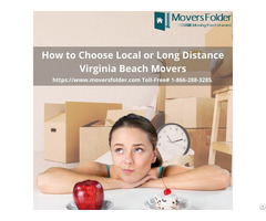 How To Choose Local Or Long Distance Virginia Beach Movers