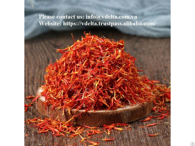 Dried Safflower Carthamus Tinctorius L For Easing Painful Muscles In Vietnam