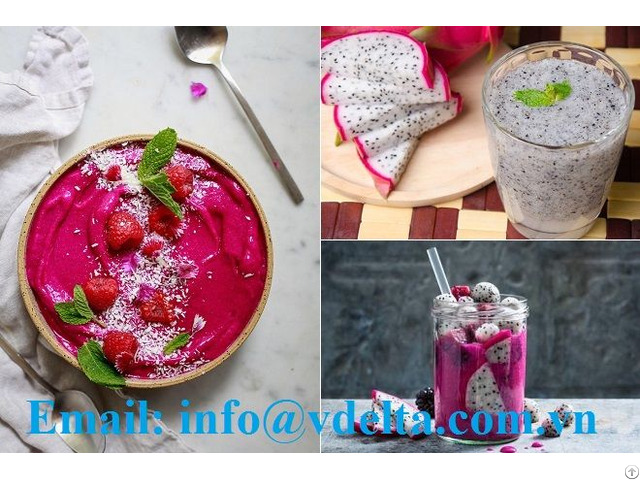 New Product Dragon Fruit Puree From Organic