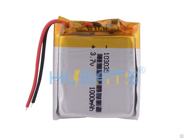 Hubats 103035 1000mah 3 7v Rechargeable Li Polymer Battery For Gps Mp3 Speaker Diy Pad Power Led