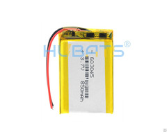 Hubats 603045 850mah 3 7v Li Polymer Battery Replacement For Speaker Alarm Gps Mp3 Toy