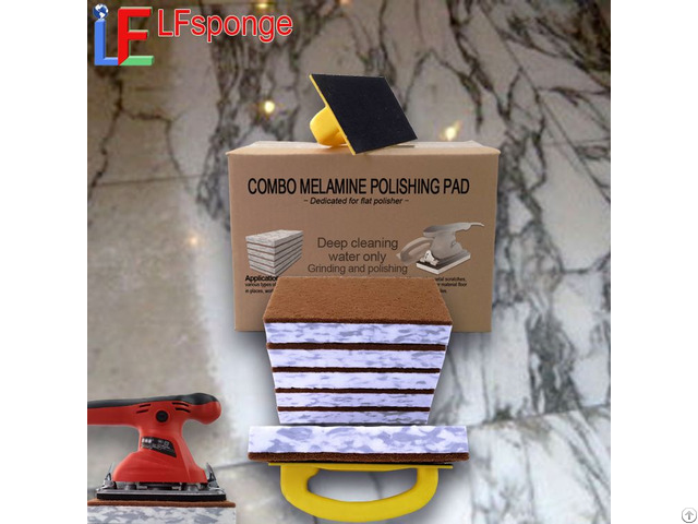 Floor Tiles And Marble Polish Combo Melamine Pad