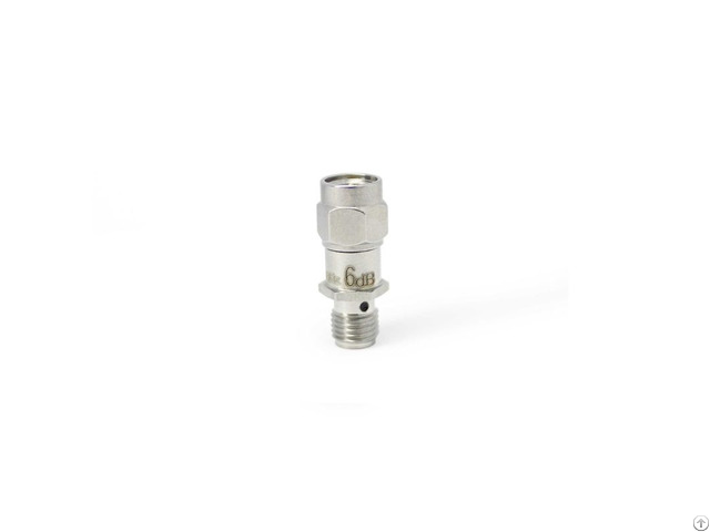 Sma Coaxial Fixed Attenuator Dc To 6ghz 2w 6db