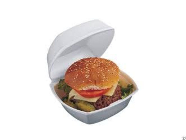 Bio Product Hamburger Pla Foam Clamshell Packaging