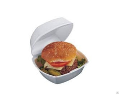 Bio Product Hamburger Pla Foam Clamshell Packaging