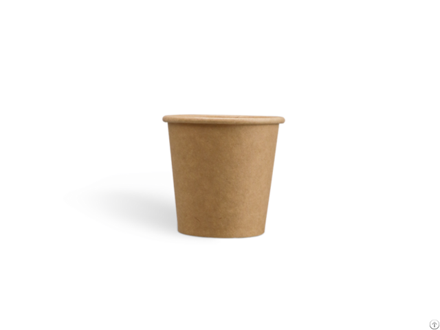 4oz Pe Coating Single Wall Kraft Coffee Cups