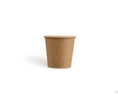 4oz Pe Coating Single Wall Kraft Coffee Cups