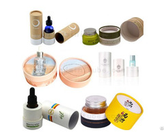 Custom Designed Essential Oil Cartridge Skin Care Round Paper Tube Packaging Box