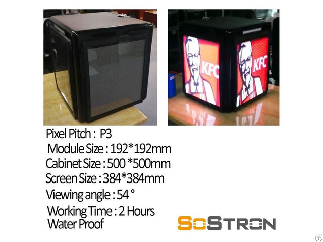 P3mm Digital Delivery Box Creative Led Display