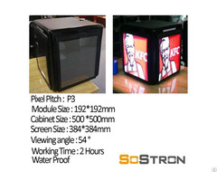 P3mm Digital Delivery Box Creative Led Display