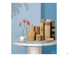 Cosmetic Custom Round Kraft Paper Packaging Cardboard Tube