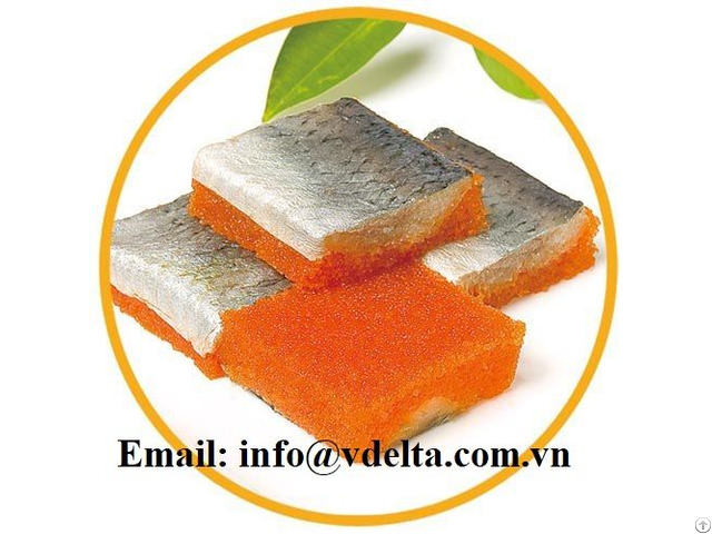 Herring Pressed With Flying Fish Roe