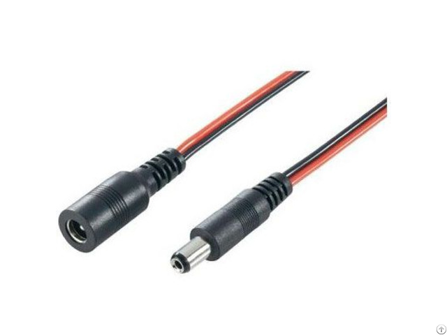 Wire Manufacturers Dc 5 5mm X 2 1mm Male Jack Plug Connector Extension Lead Power Cable