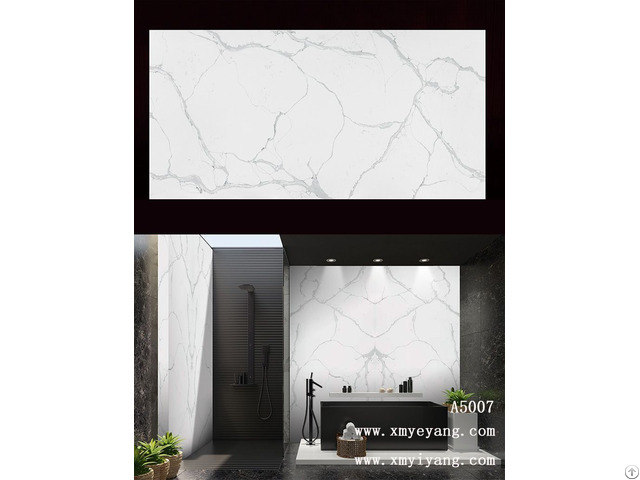 Affordable White Quartz Countertop Slabs For Sale B4017