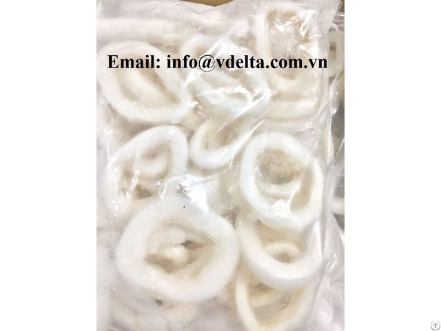 Frozen Sliced Fresh Squid Hight Quality