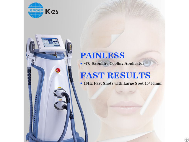 Kes Laser Medical Ce Ipl And Rf Device Face Epilator
