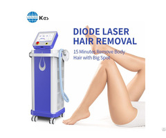 Beijing Kes Company Professional 3 Wavelength Sopran 808 Diode Laser Hair Removal Machine