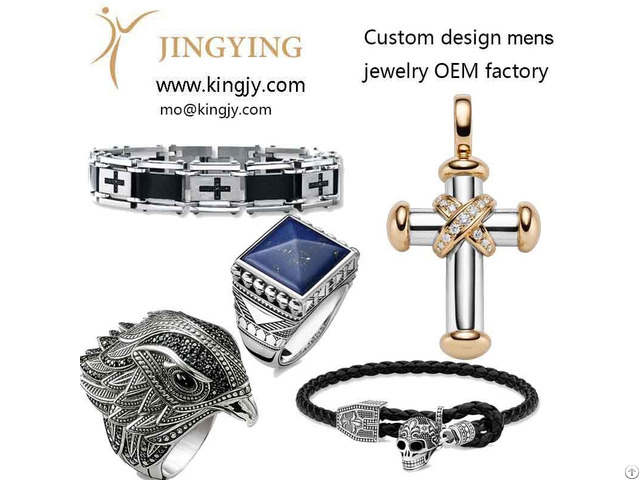 Jewelry Wholesaler Custom Design 925 Sterling Silver White Gold Vermeil Men S Earrings