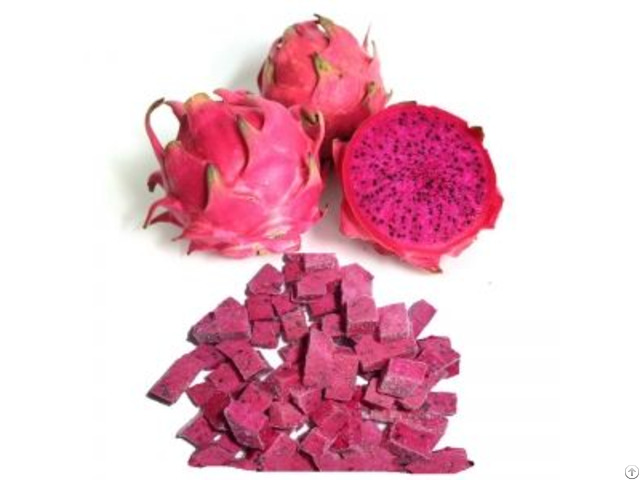 Iqf Frozen Flesh Red And White Dragon Fruit High Quality From Vietnam