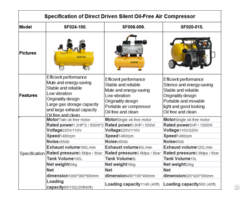 Direct Driven Silent Oil Free Air Compressor